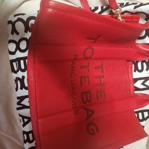 Red marc jacobs med tote